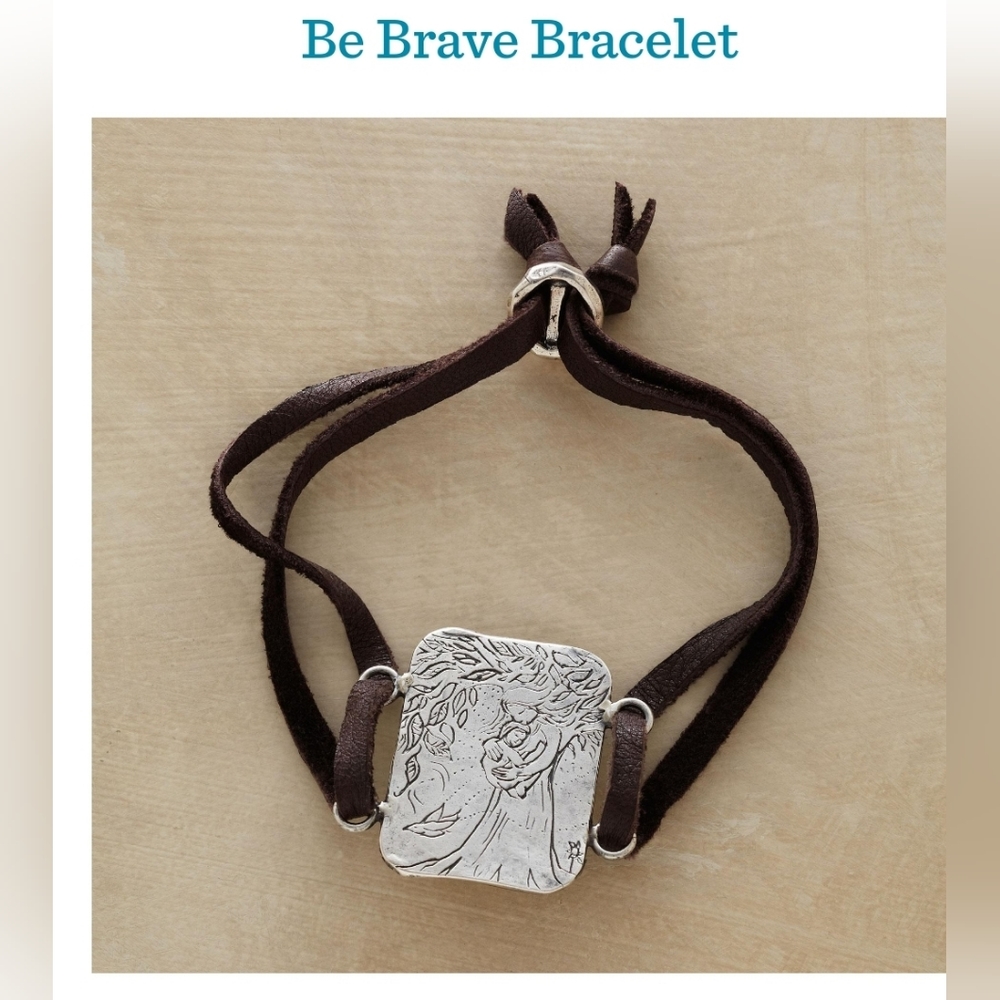 Jes Maharry "Be Brave" bracelet